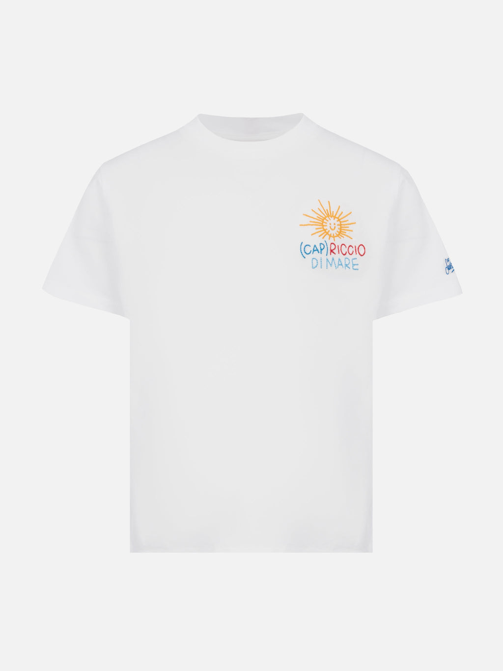 T-shirt Portofino Jr bianca con ricamo Riccio di Mare product image 1