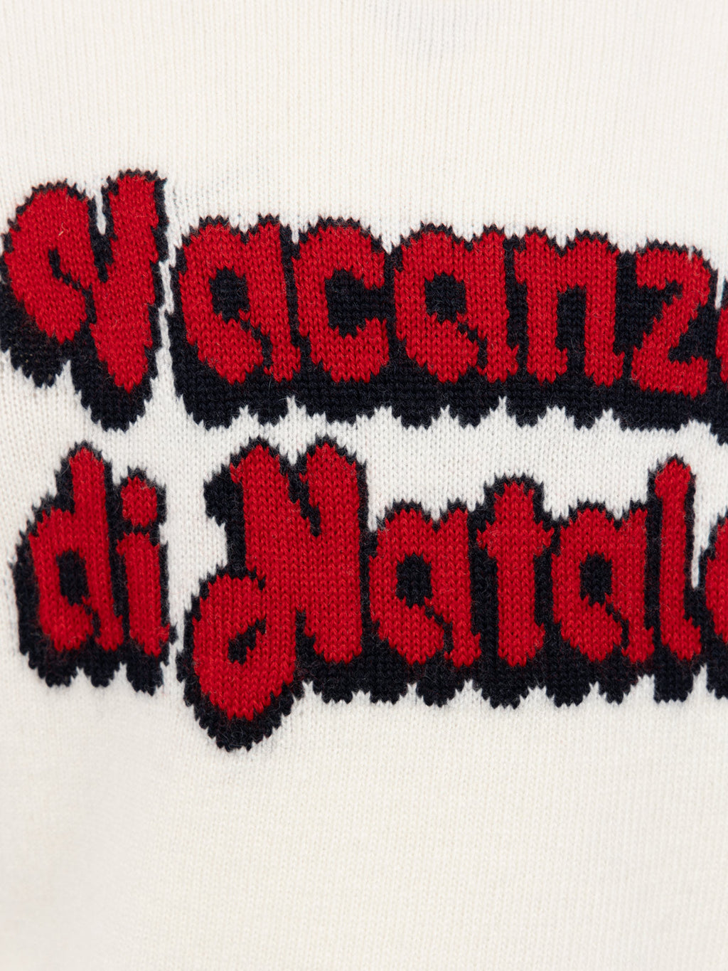 Maglione Princess bianco panna con jacquard Vacanze di Natale | Special Edition
