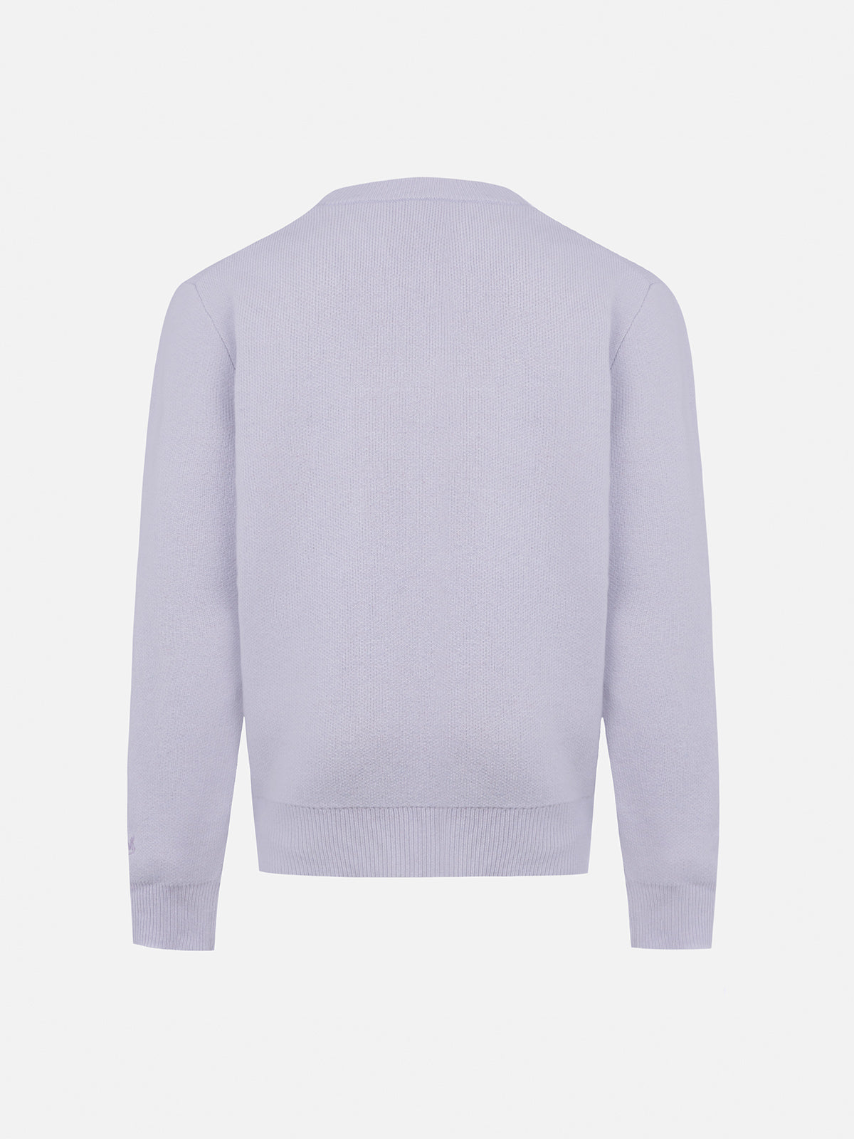 Maglione Princess lilla con stampa cerbiatto tra le nuvole