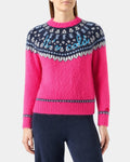 Maglia New Queen Nordic Soft fucsia con ricamo It’s cold