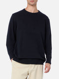 Maglione Regent nero in cashmere