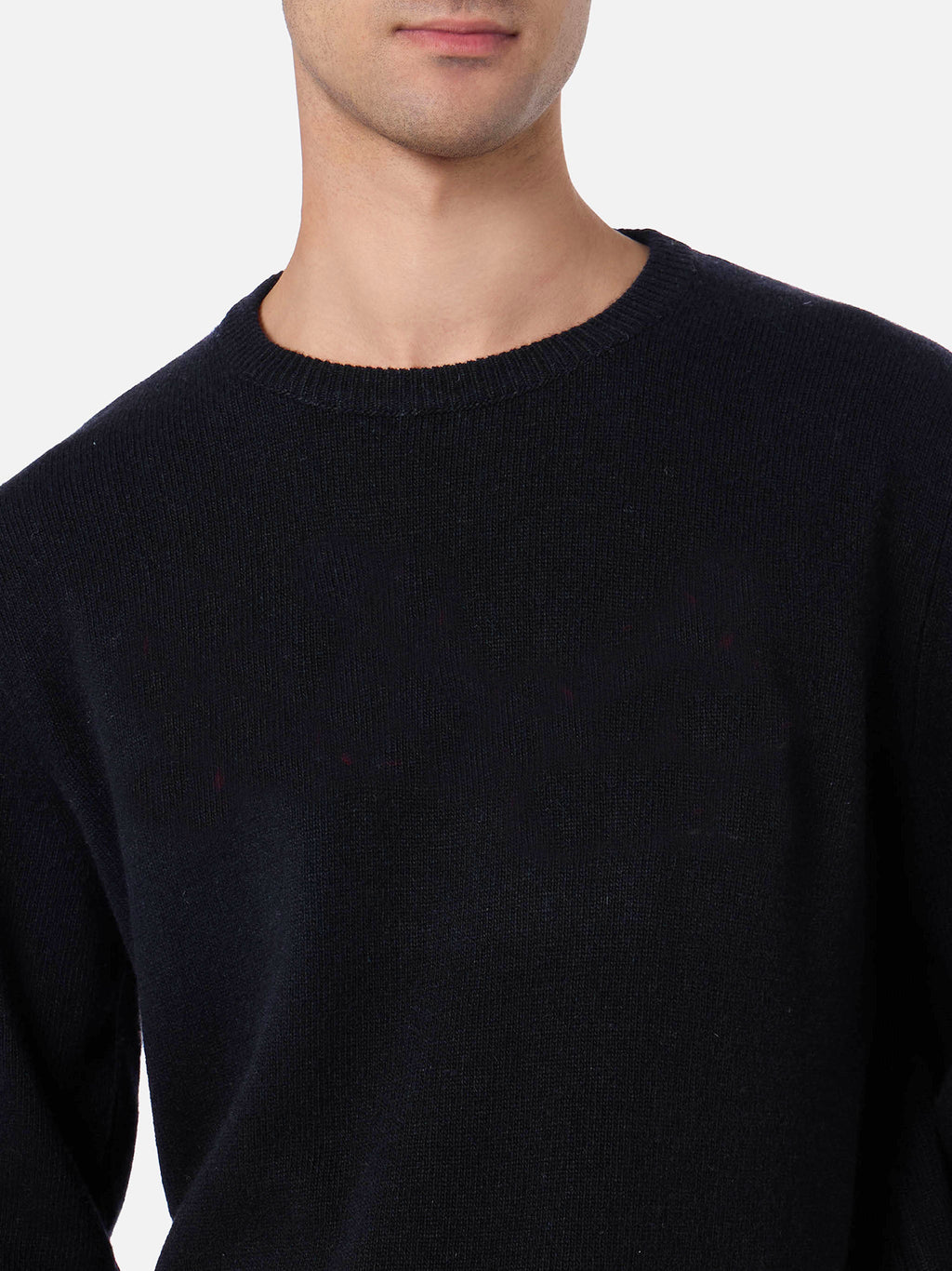 Maglione Regent nero in cashmere