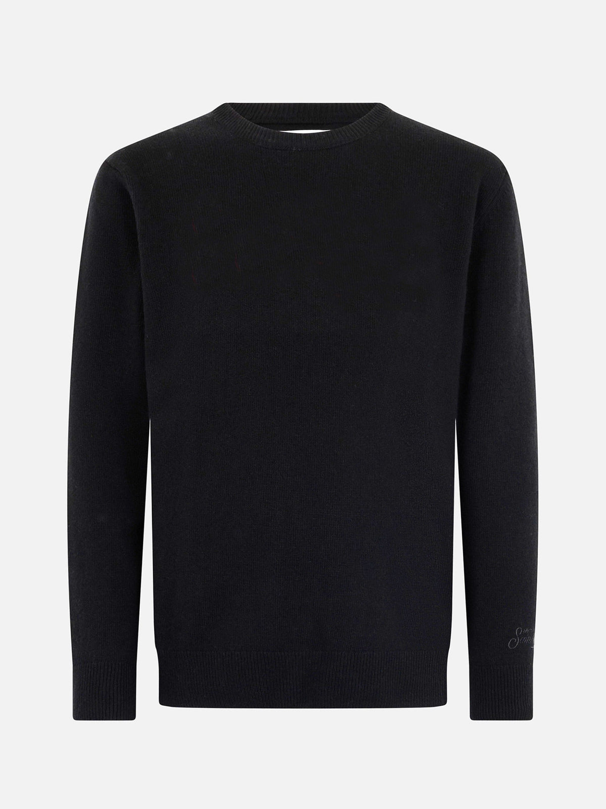 Maglione Regent nero in cashmere