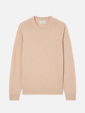 Maglia girocollo Regent beige in lambswool