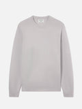 Maglia girocollo Regent grigia in lambswool