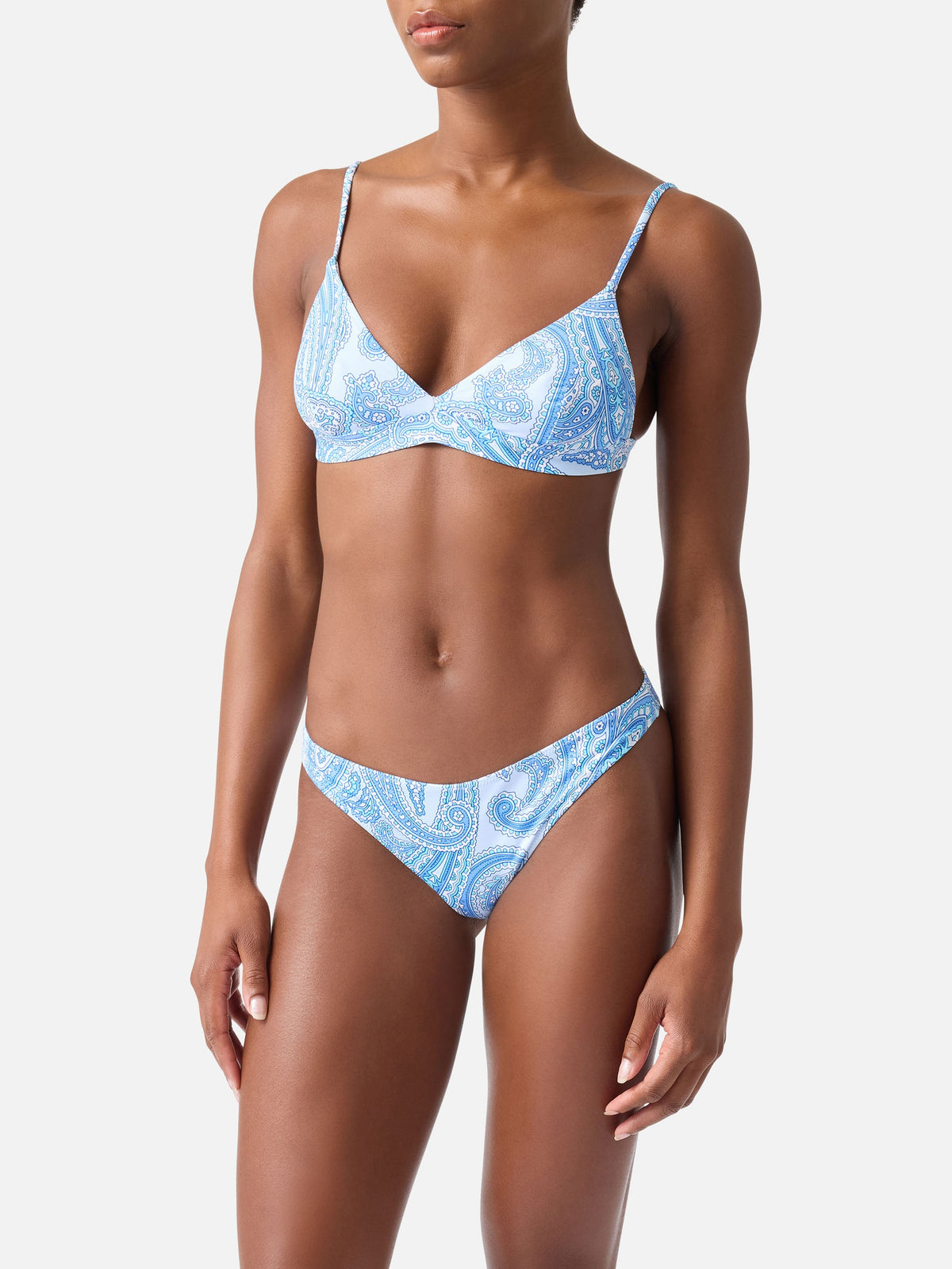 Bikini Rylie Naomi triangolo stampa paisley