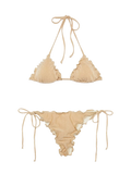 Bikini a triangolo Sagittarius Miami oro in lurex