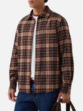 Camicia Seefeld marrone in flanella con ricamo Après Ski product image 1