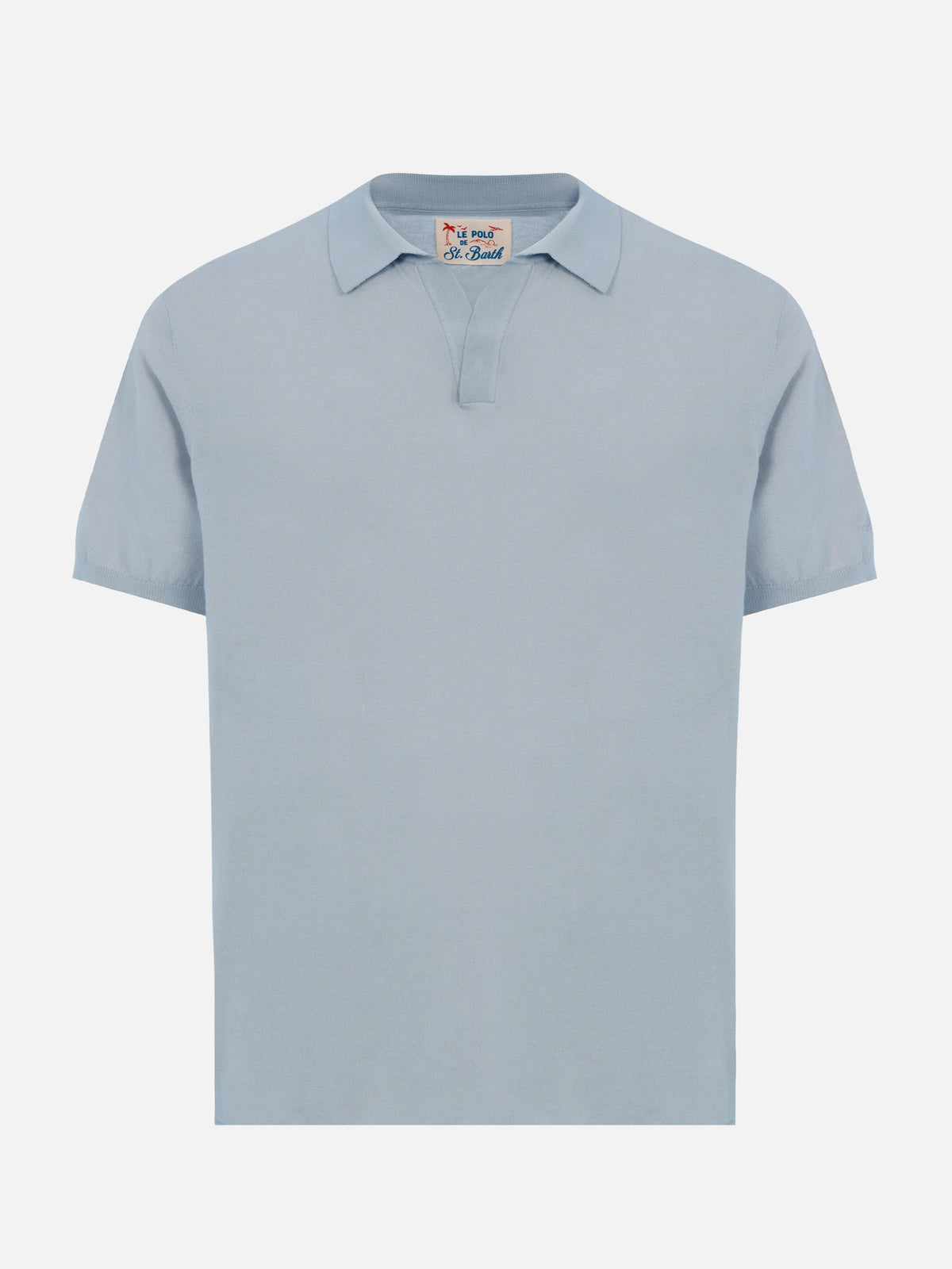 Polo in maglia Sloan Cotton azzurra product image 4