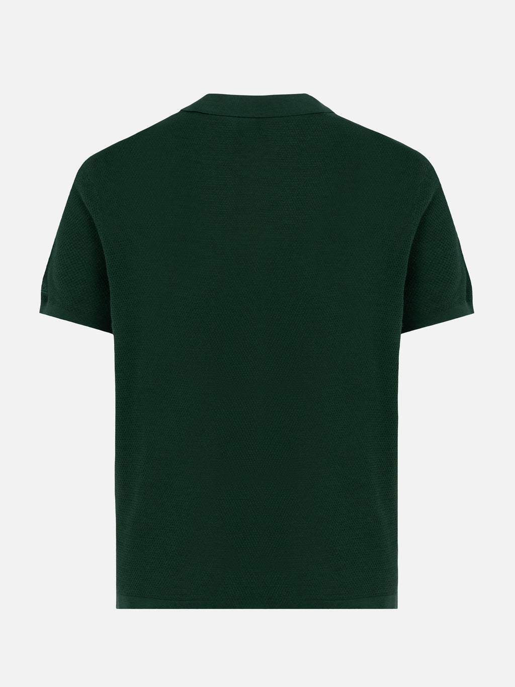 Polo in maglia Sloan Cotton verde british a rete product image 5