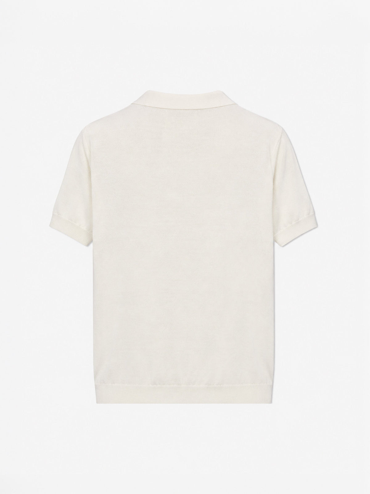Polo in maglia Sloan Jr bianca product image 2