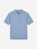 Polo in maglia Sloan Jr azzurra product image 1
