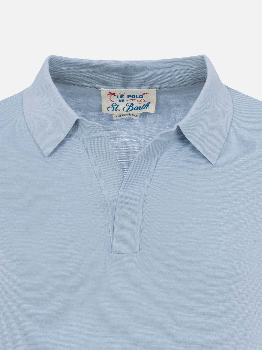 Polo in maglia Sloan azzurra product image 7