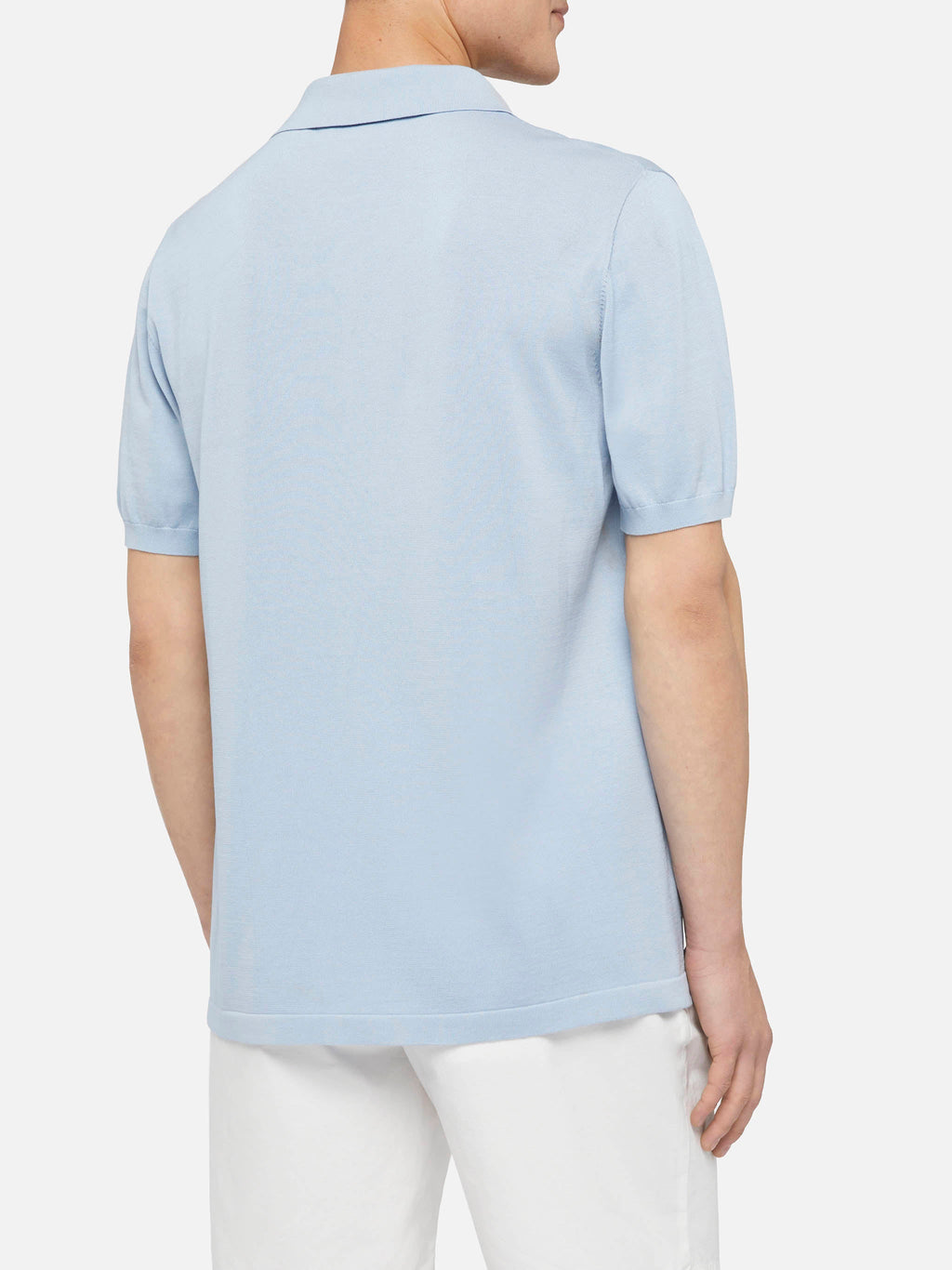 Polo in maglia Sloan azzurra product image 3