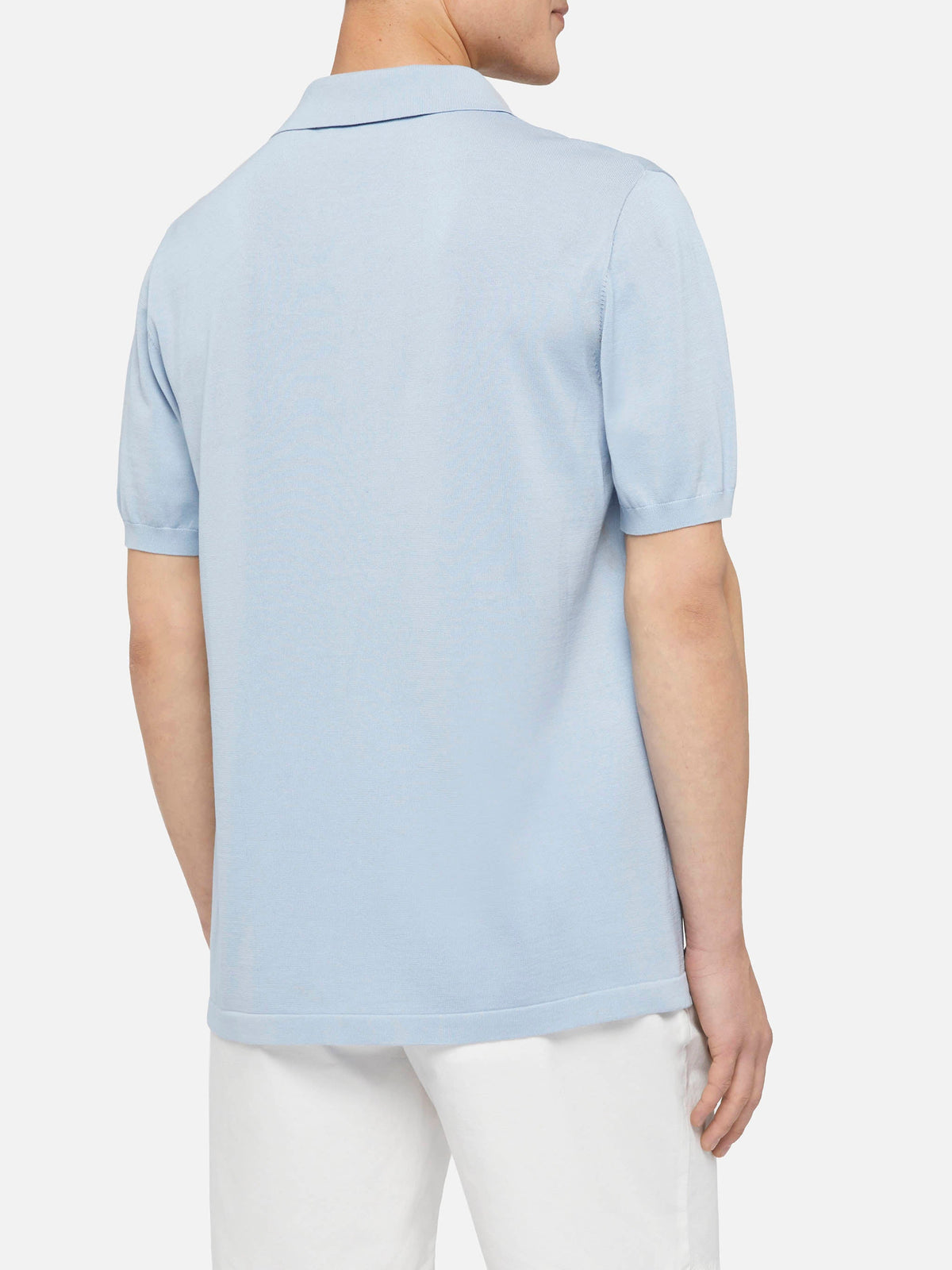 Polo in maglia Sloan azzurra product image 3