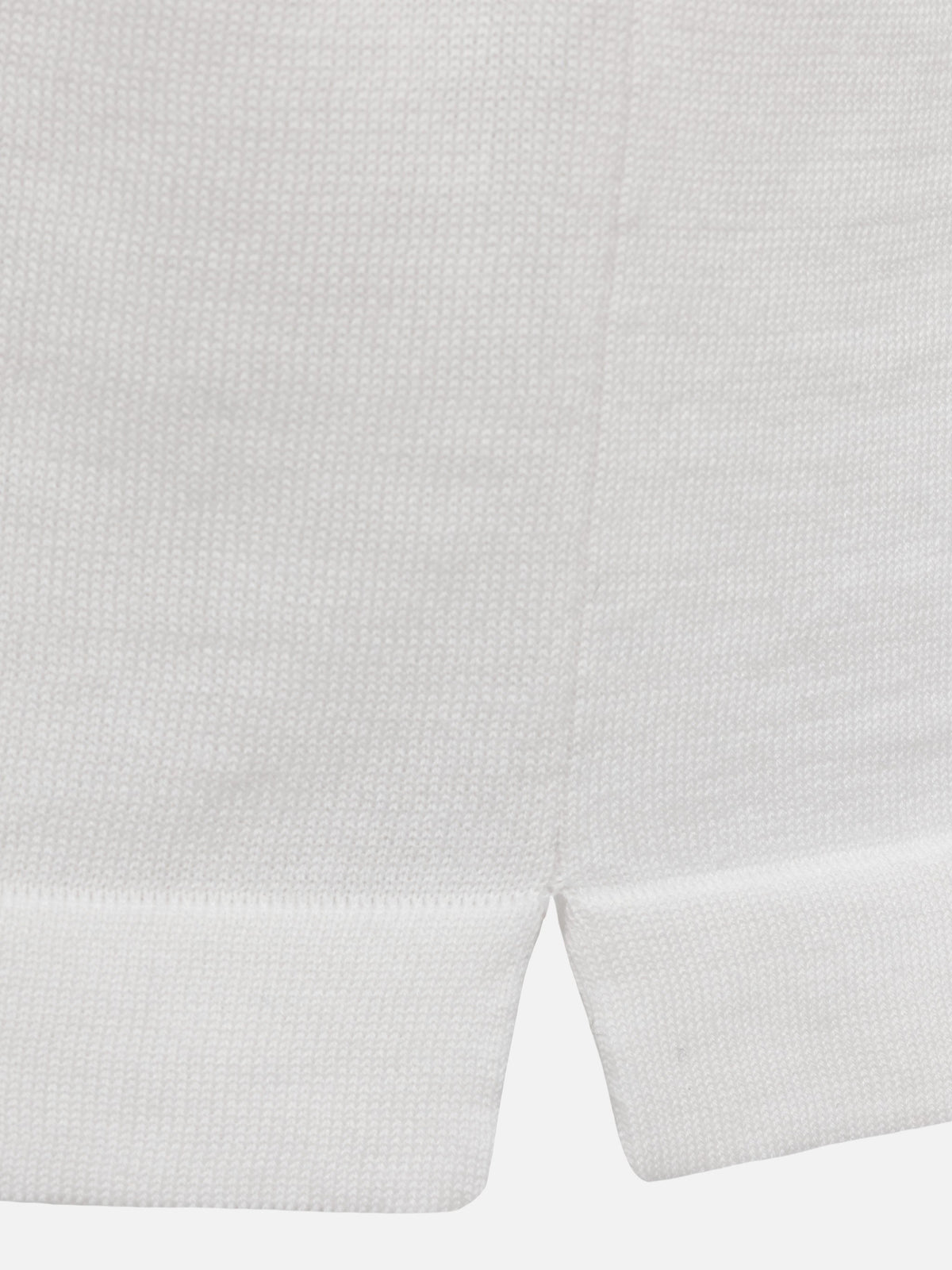 Polo in maglia Sloan bianca product image 7