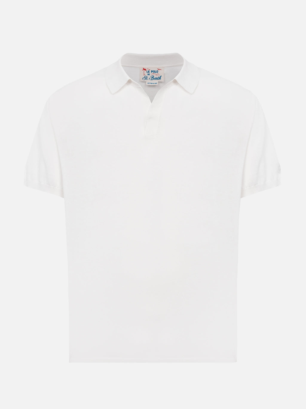 Polo in maglia Sloan bianca product image 3