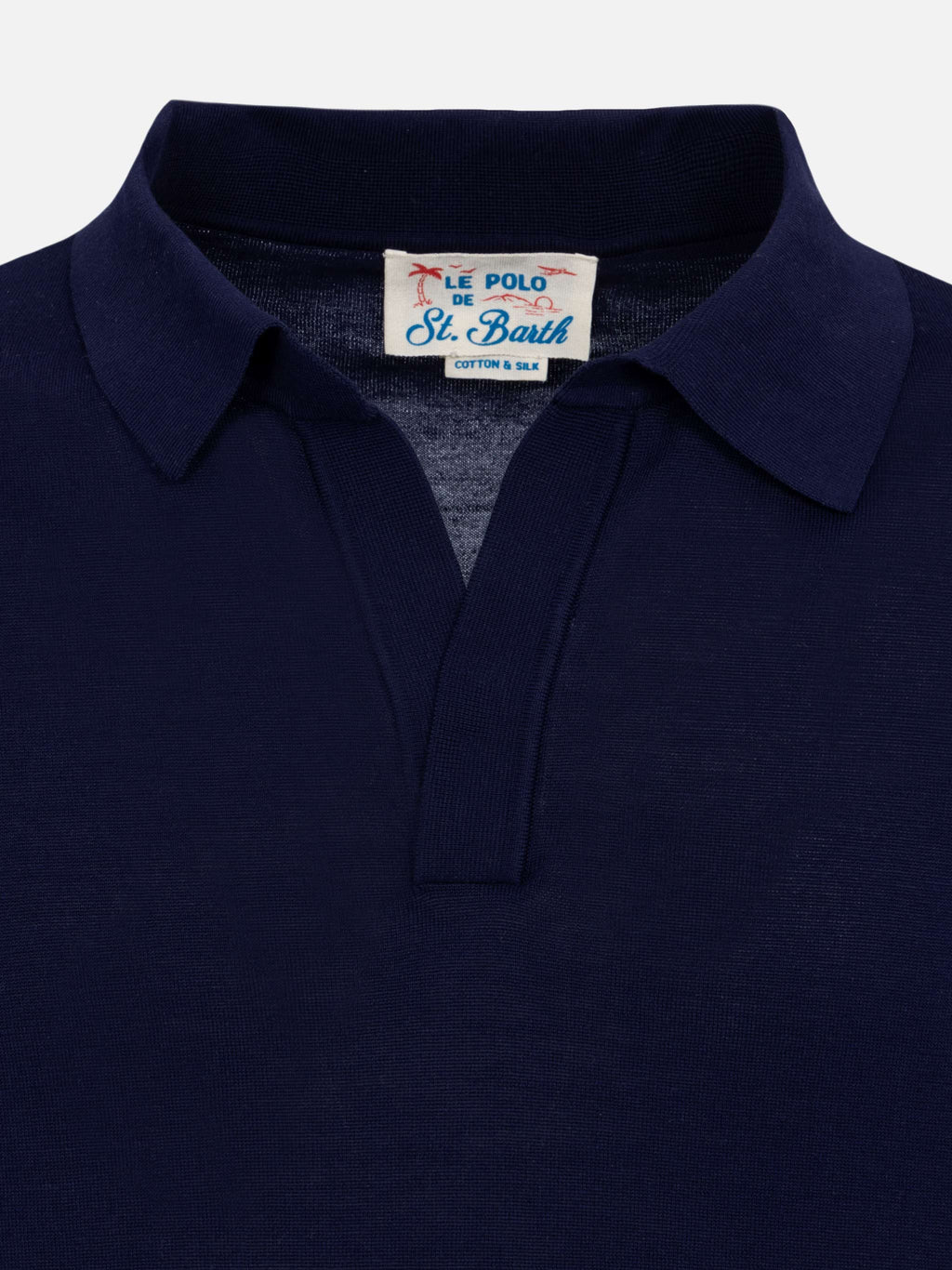 Polo in maglia Sloan blu navy product image 6