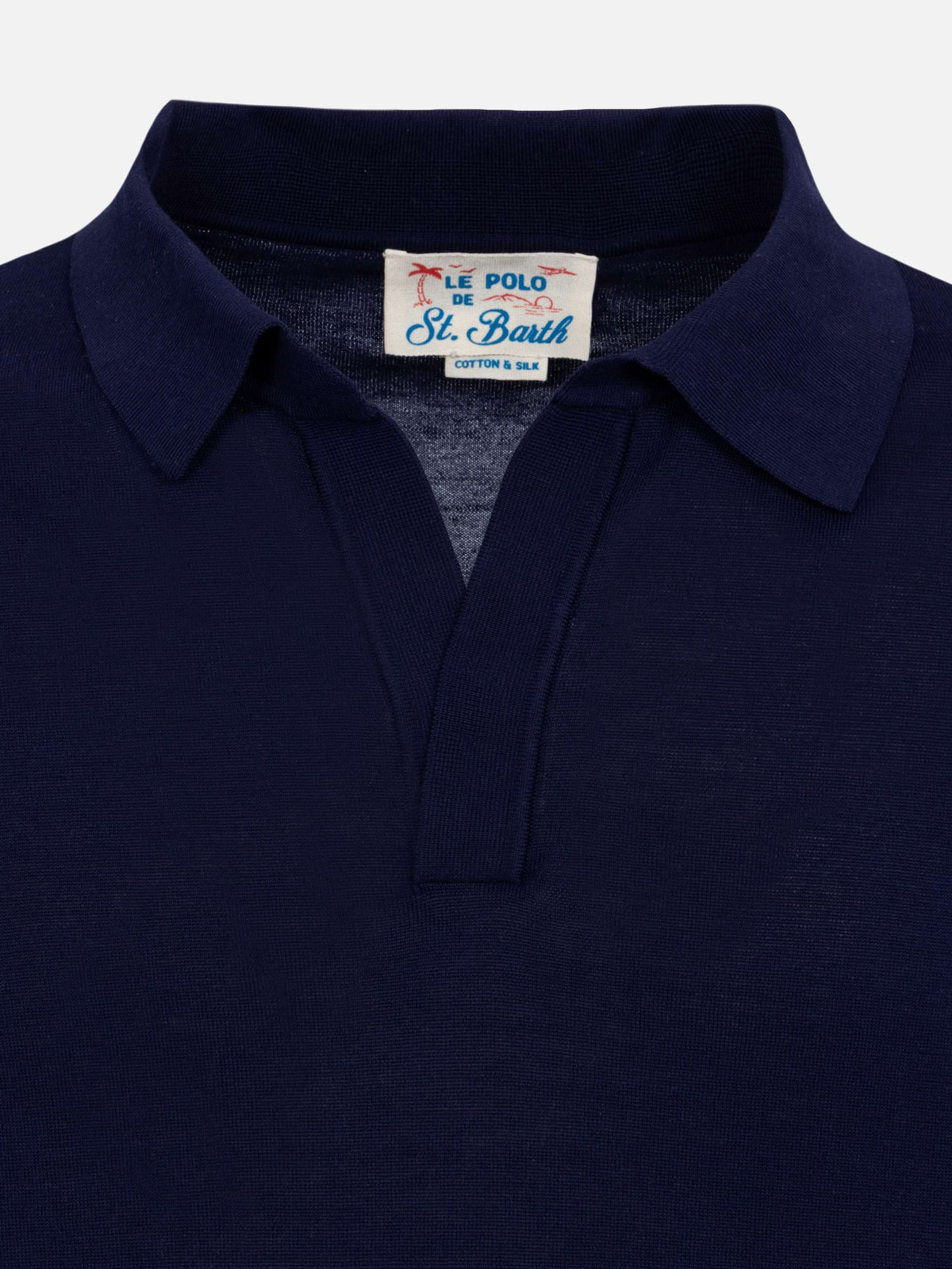Polo in maglia Sloan blu navy product image 6