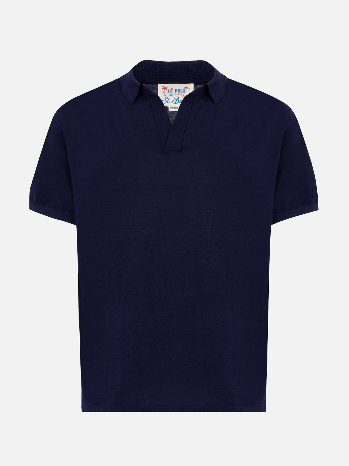 Polo in maglia Sloan blu navy product image 3