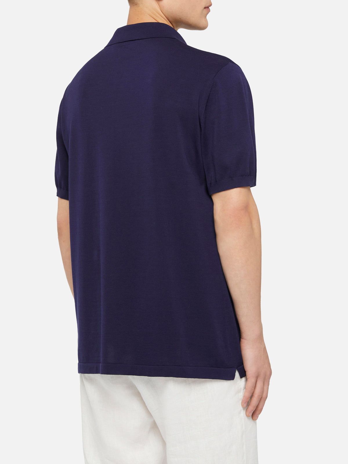 Polo in maglia Sloan blu navy product image 5