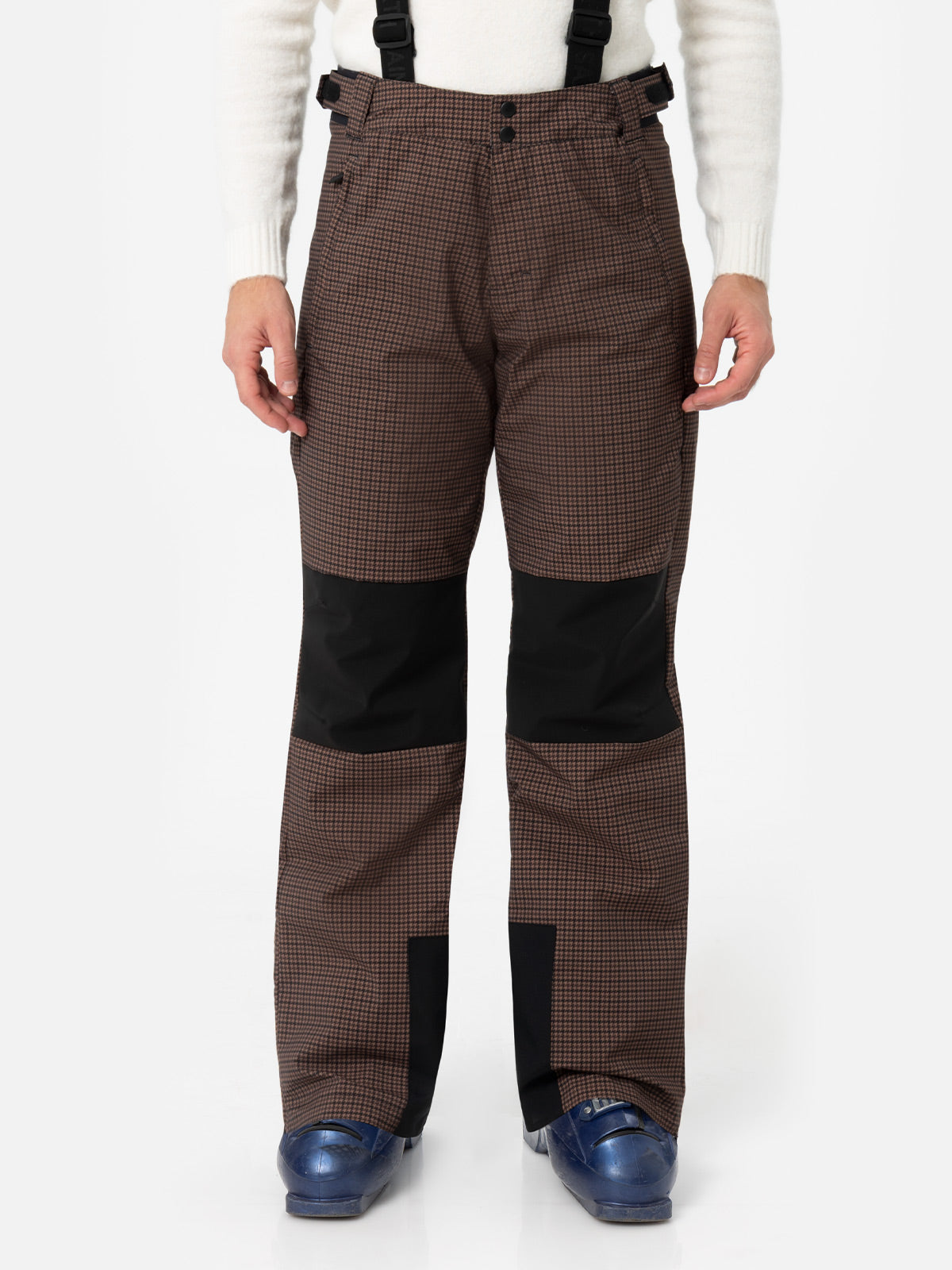 Pantaloni da sci Snowbird con motivo pied de poule
