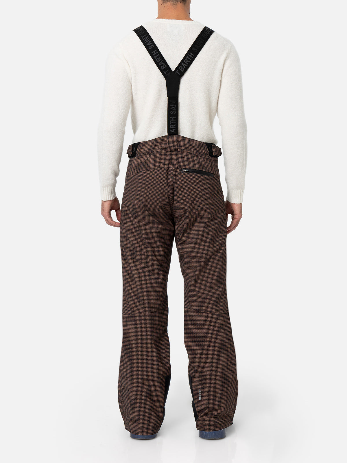 Pantaloni da sci Snowbird con motivo pied de poule