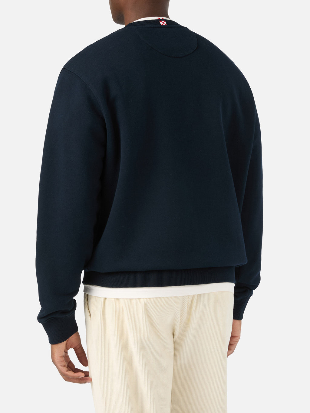Felpa Soho blu navy in cotone con stampa St. Barth product image 4