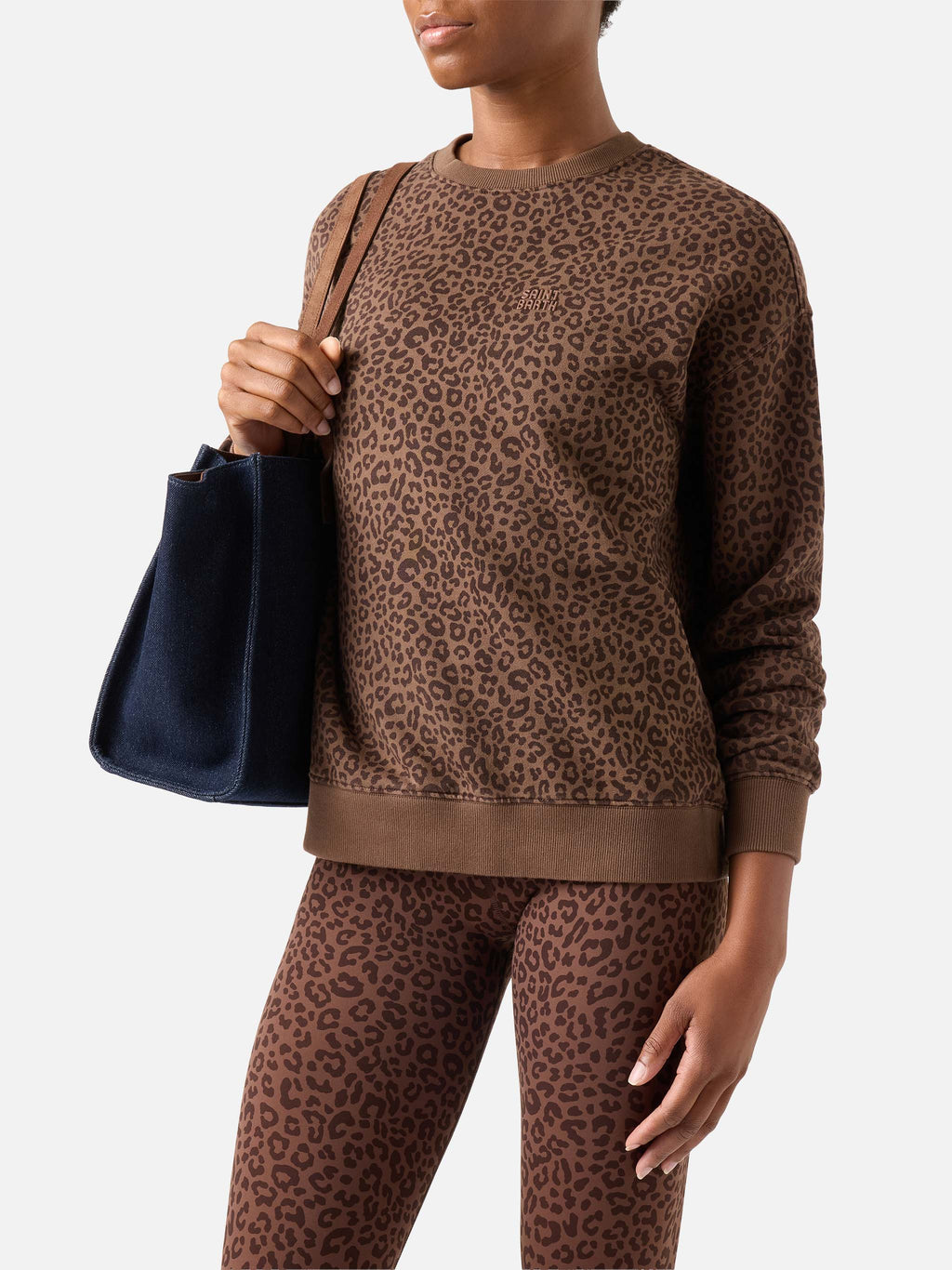 Felpa Stardust con stampa leopardata product image 2