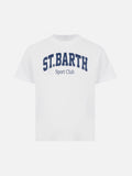 T-shirt bianca con stampa St. Barth Sport Club product image 1