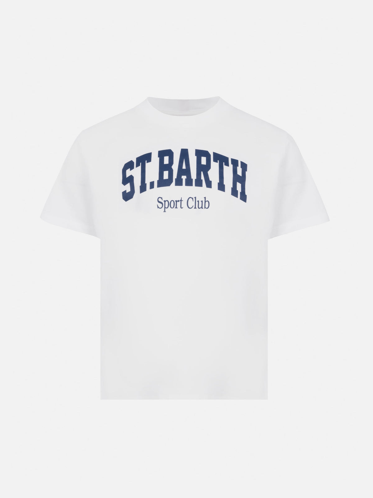T-shirt bianca con stampa St. Barth Sport Club product image 1