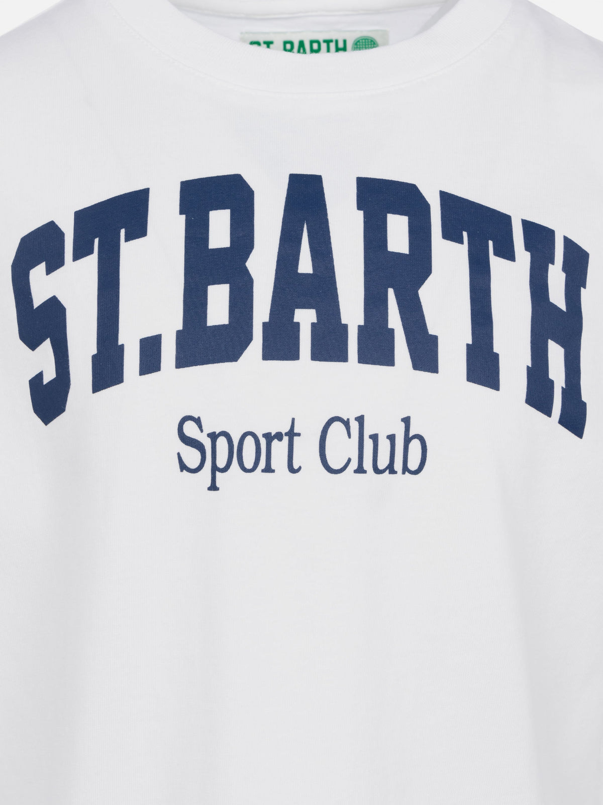 T-shirt bianca con stampa St. Barth Sport Club product image 2