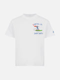 T-shirt bianca con stampa Superman surfista | Special product image 1