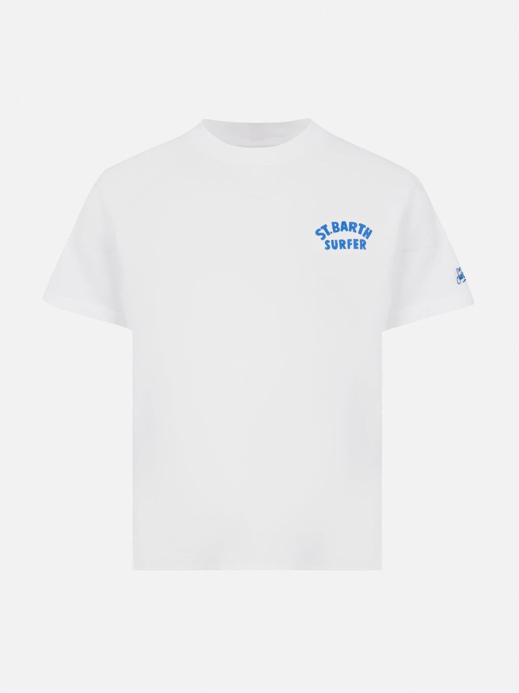 T-shirt bianca con stampa surfista St. Barth product image 2