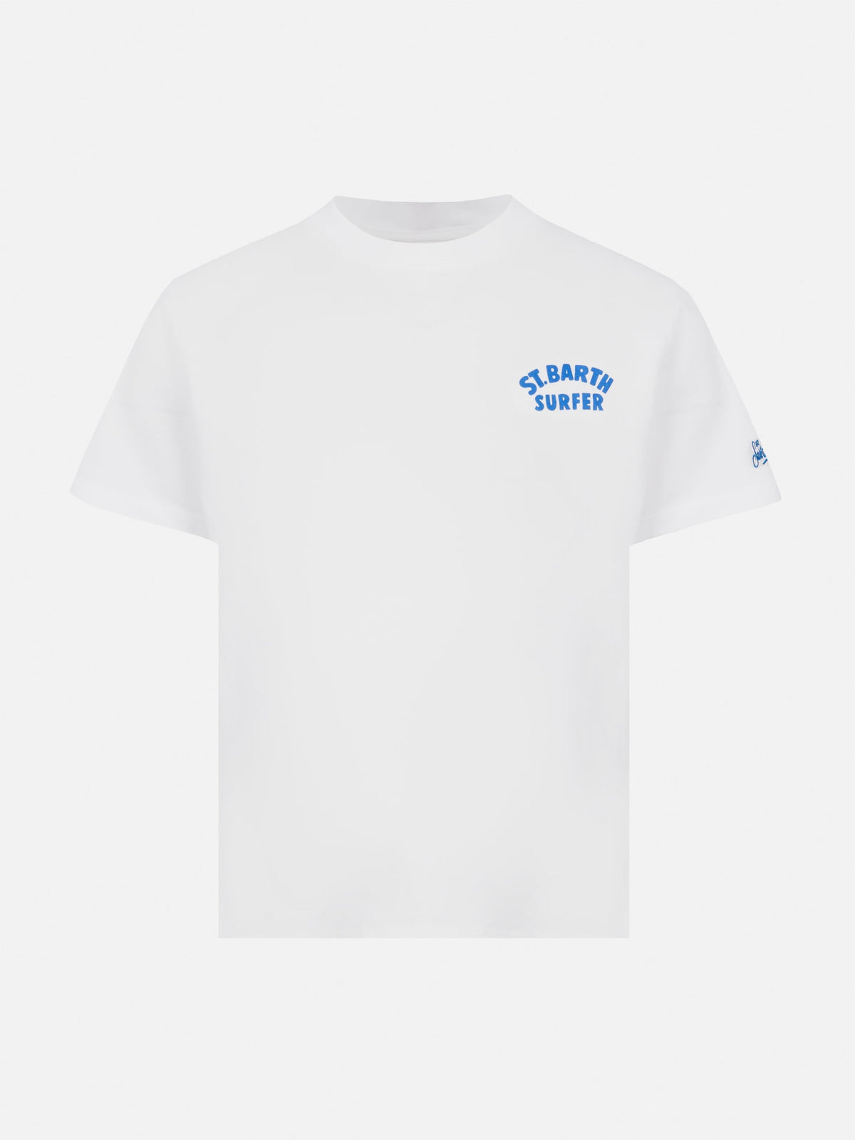 T-shirt bianca con stampa surfista St. Barth product image 2