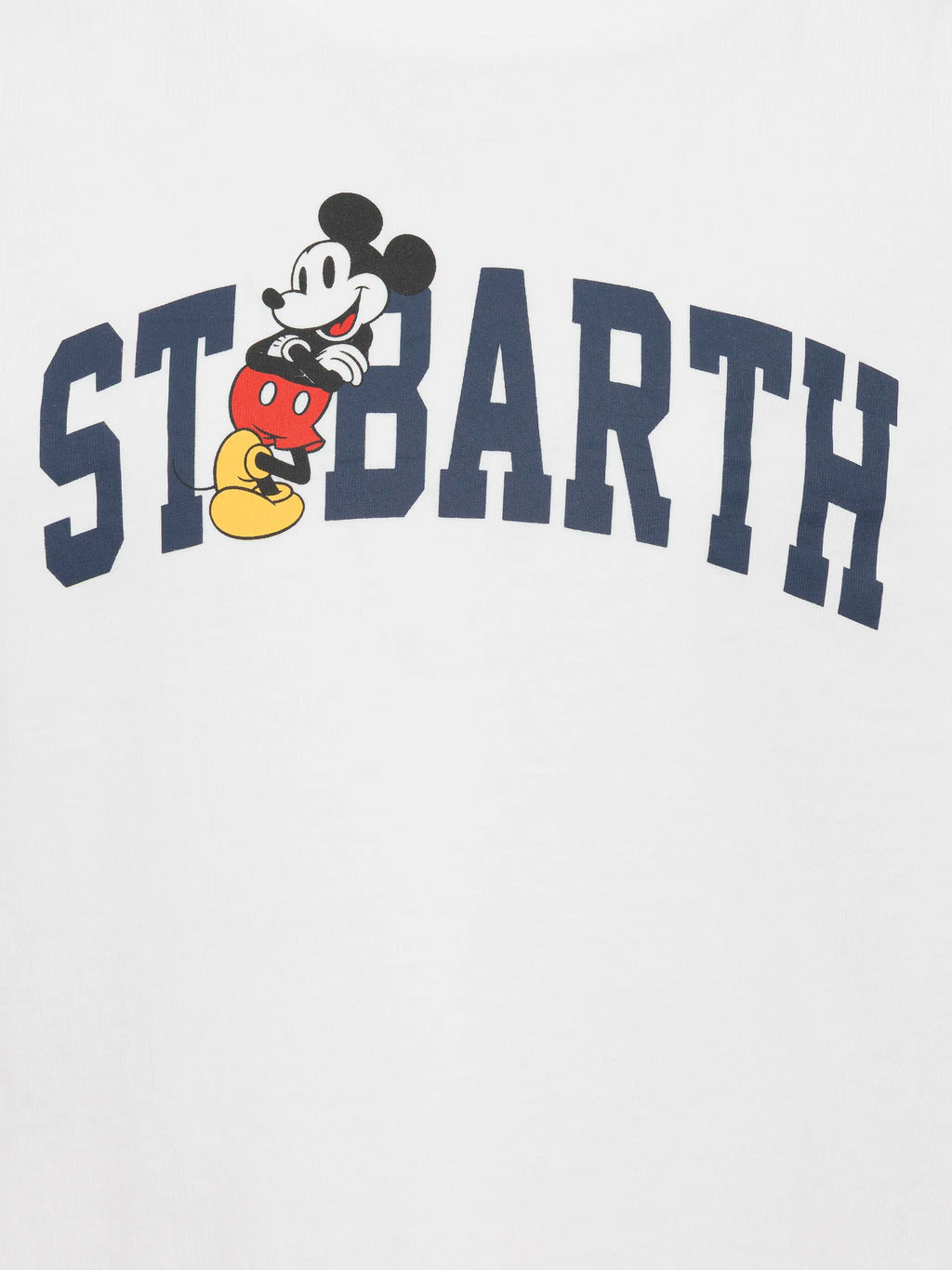 T-shirt bianca con stampa Topolino St. Barth | Special product image 3