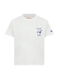 T-shirt bianca con stampa Snoopy calciatore | Special product image 1