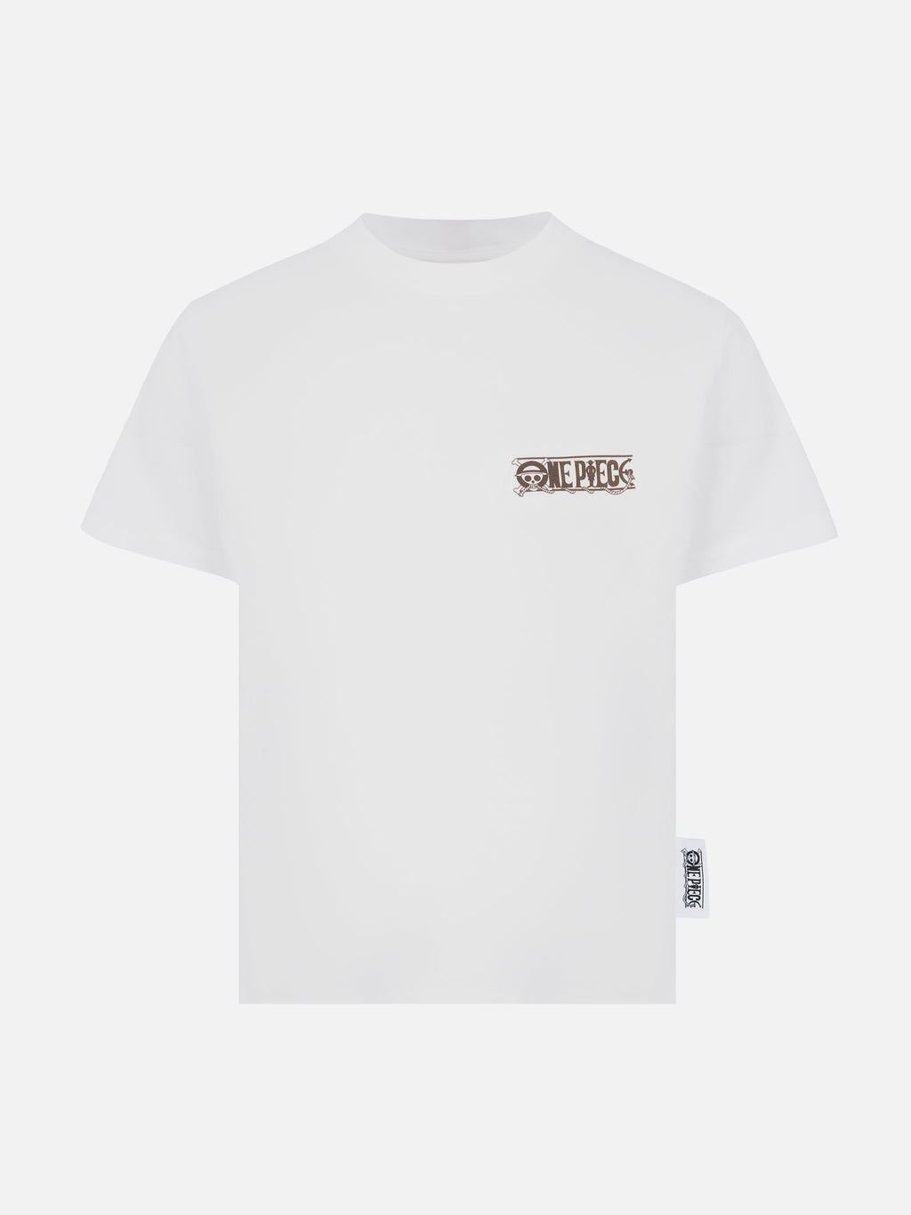 T-shirt bianca con stampa One Piece Wanted Luffy | Special product image 1