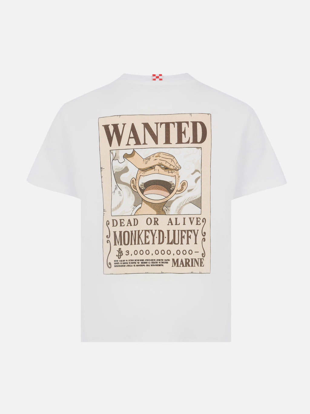 T-shirt bianca con stampa One Piece Wanted Luffy | Special product image 2