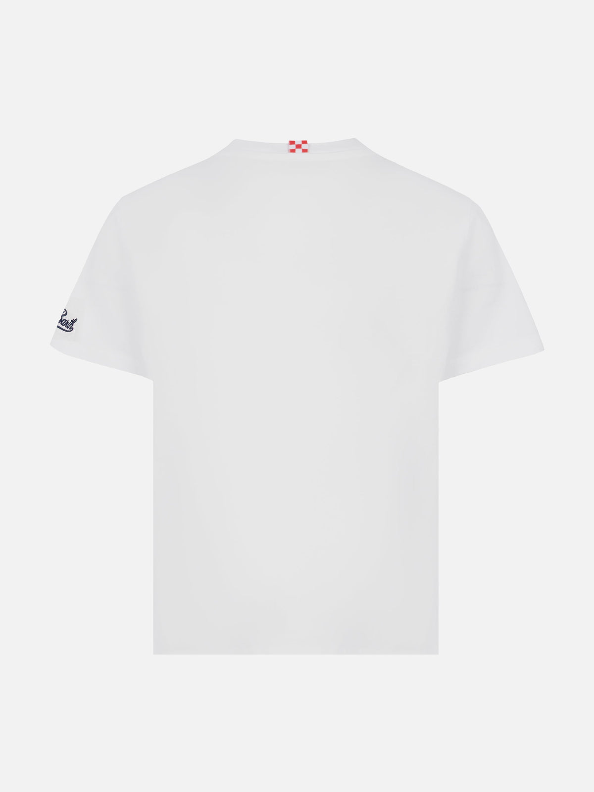 T-shirt bianca con stampa leoni padre e figlio product image 3