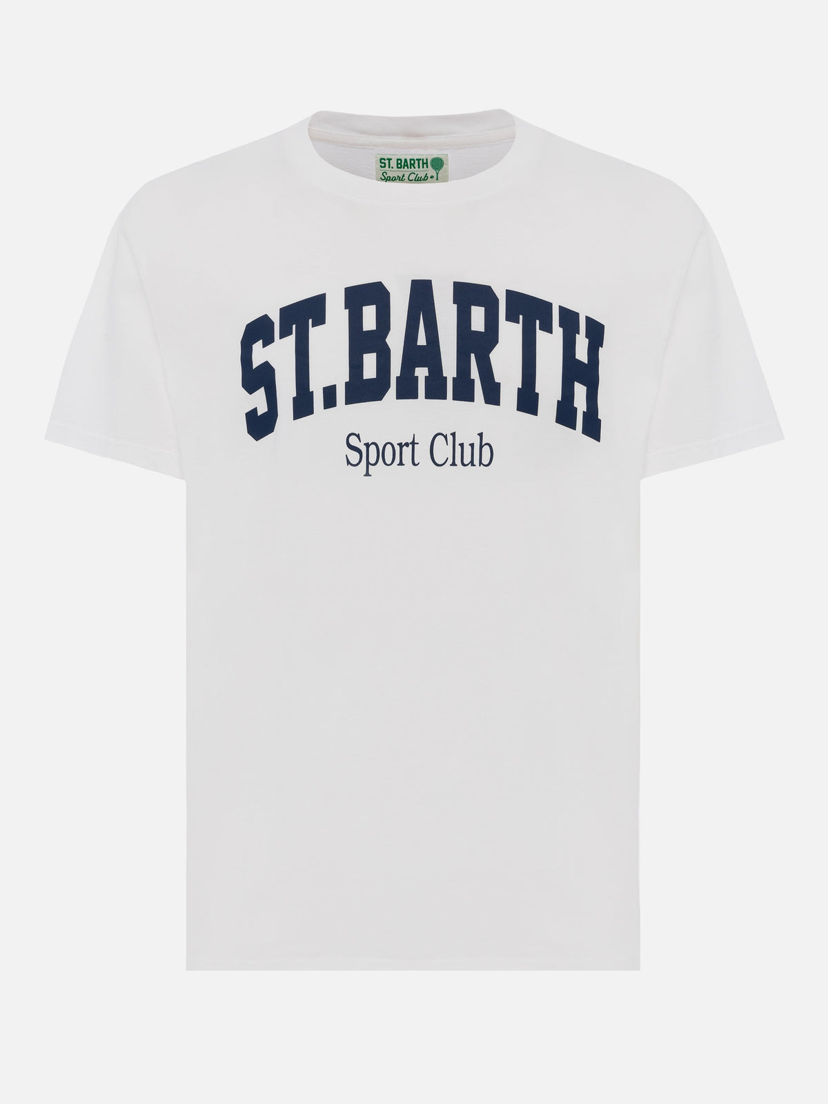 T-shirt bianca con stampa St. Barth Sport Club product image 1