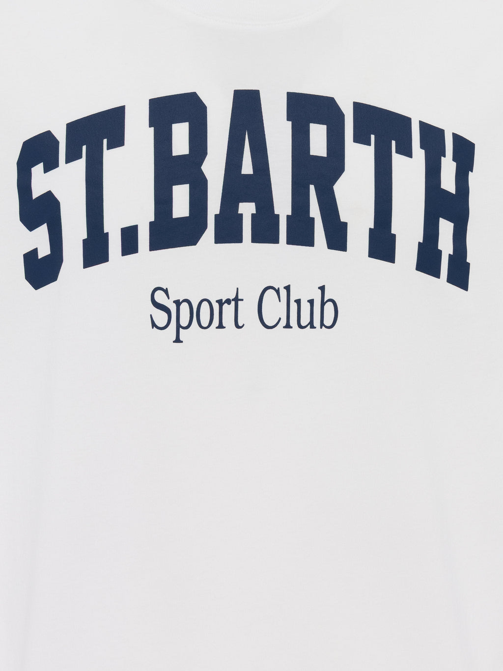 T-shirt bianca con stampa St. Barth Sport Club product image 5