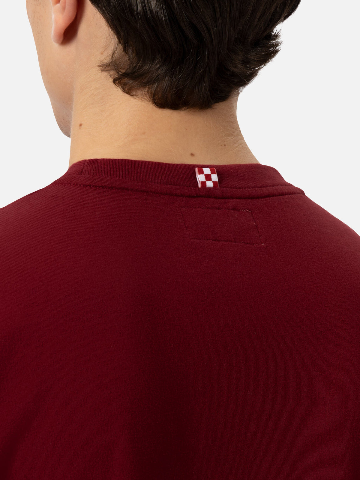 T-shirt bordeaux con stampa St. Barth Sport Club product image 4