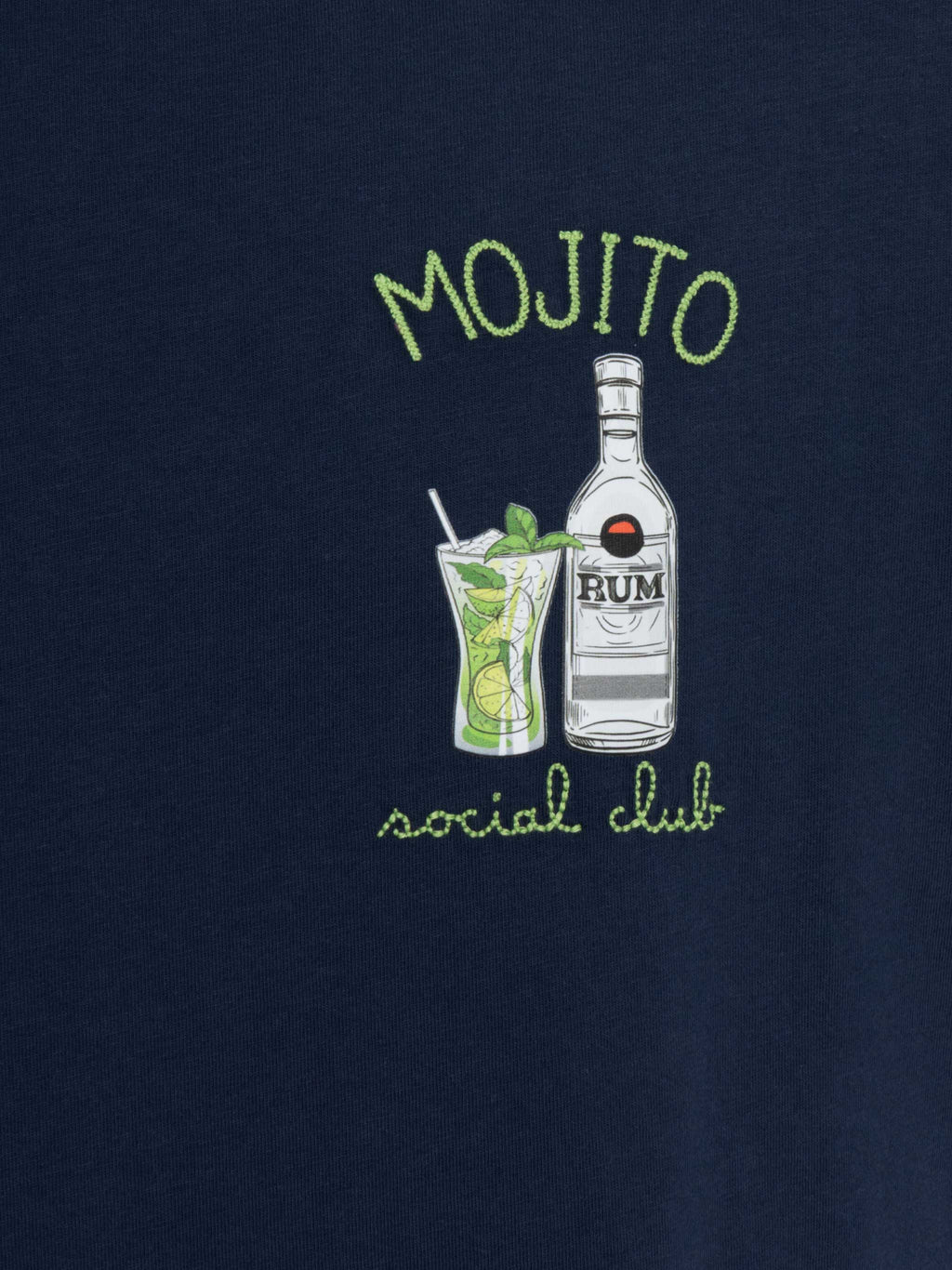 T-shirt blu navy con ricamo Mojito Social Club product image 6