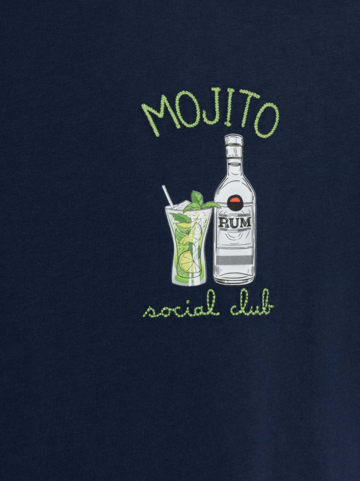 T-shirt blu navy con ricamo Mojito Social Club product image 6