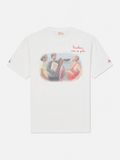 T-shirt bianca con ricamo Bischeri non si pole | Special product image 1