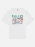 T-shirt bianca con stampa bicicletta Forte dei Marmi 83 product image 1