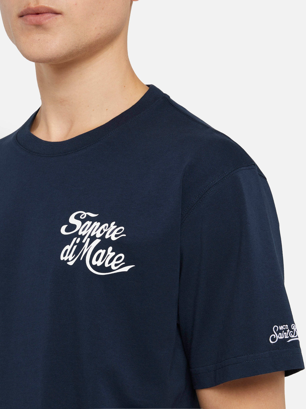T-shirt blu navy con stampa Forte dei Marmi 83 | Special product image 2