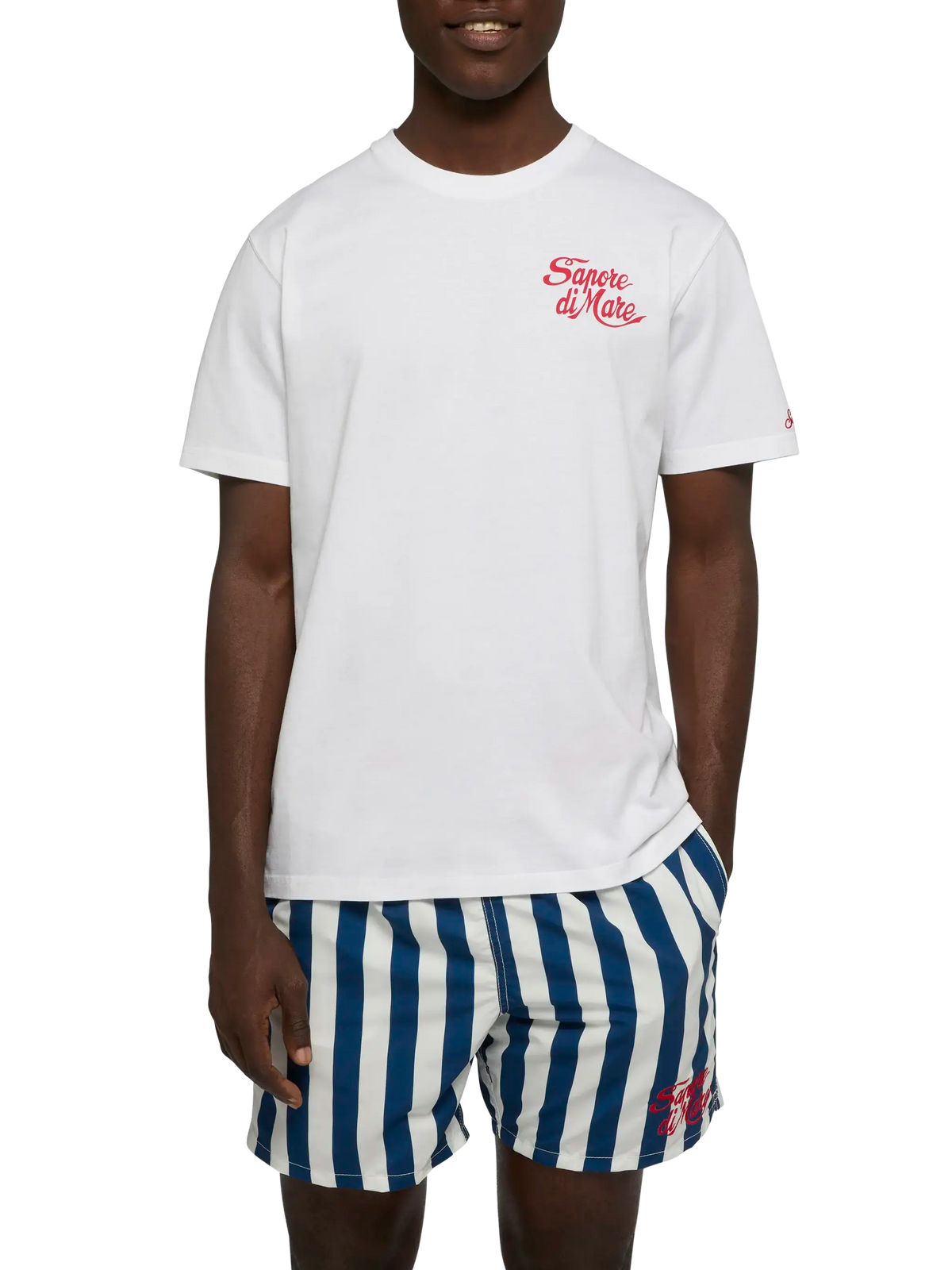 T-shirt bianca con stampa Forte dei Marmi 83 | Special product image 3