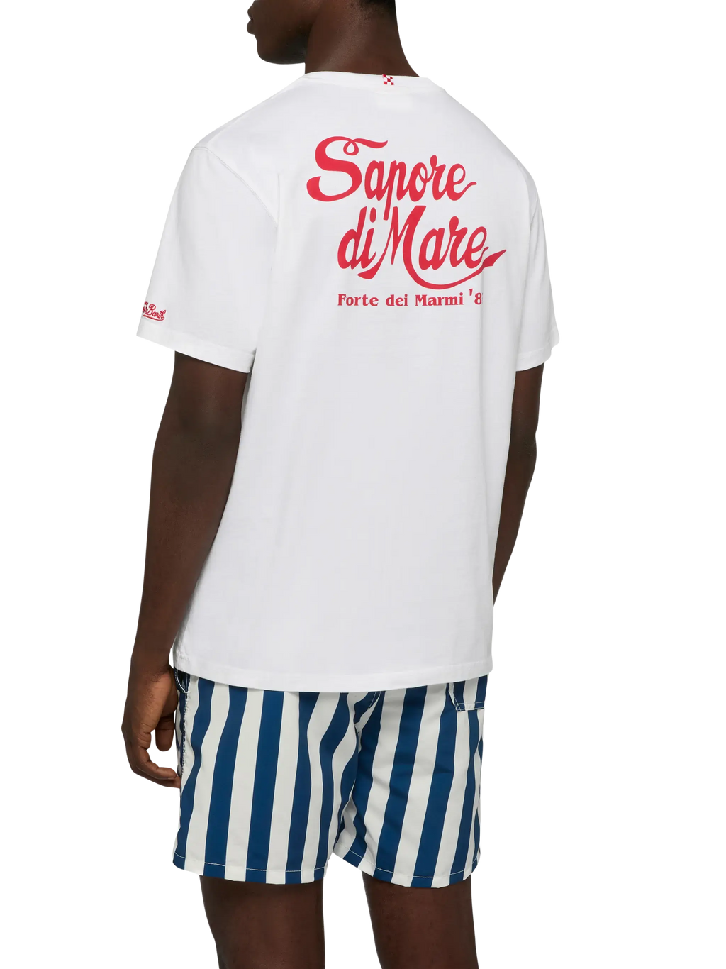 T-shirt bianca con stampa Forte dei Marmi 83 | Special product image 4